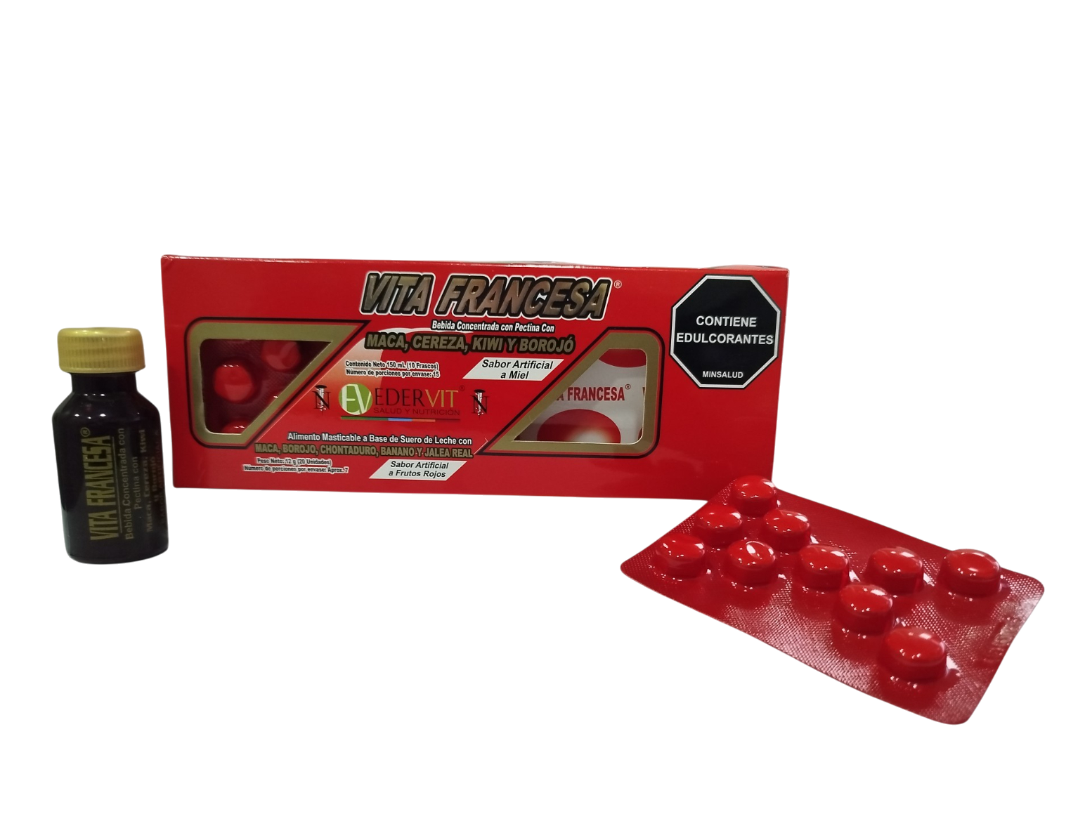 VITAFRANCESA 10 FRASCOS Y 1 BLISTER